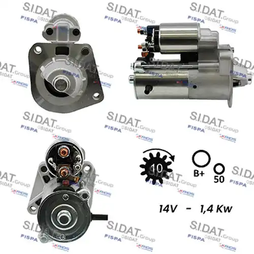 стартер SIDAT S12VS0369A2