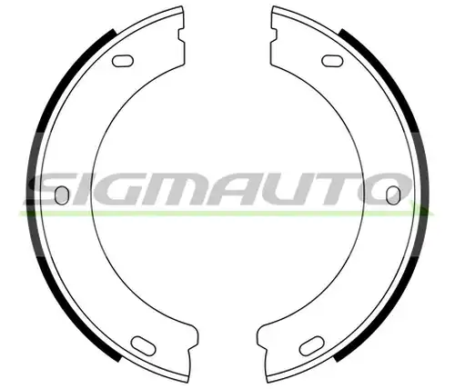 комплект спирачна челюст SIGMAUTO SFA384