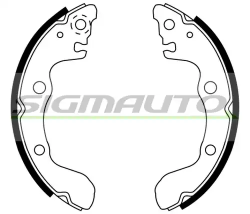 комплект спирачна челюст SIGMAUTO SFA753