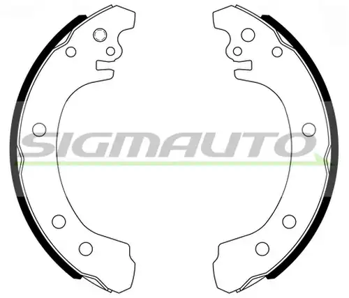 комплект спирачна челюст SIGMAUTO SFA981