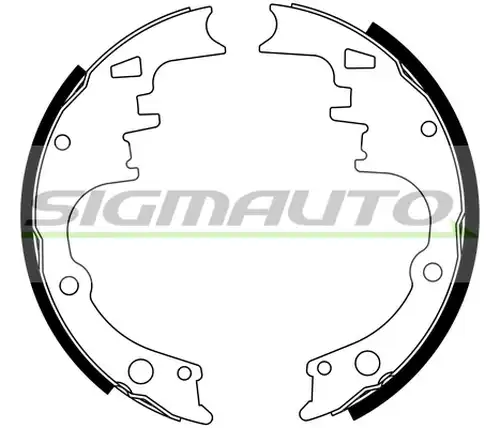 комплект спирачна челюст SIGMAUTO SFD245