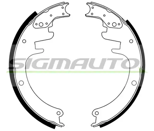 комплект спирачна челюст SIGMAUTO SFD451