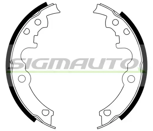 комплект спирачна челюст SIGMAUTO SFD553