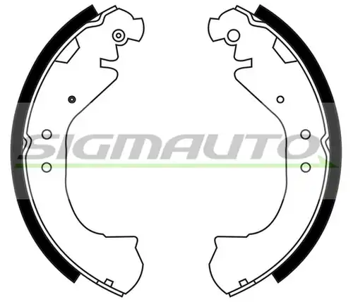 комплект спирачна челюст SIGMAUTO SFD675