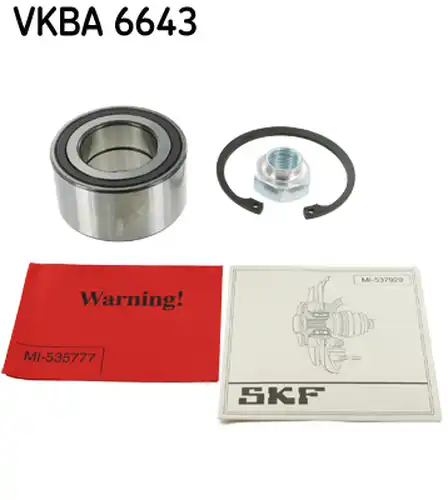 комплект колесен лагер SKF VKBA 6643