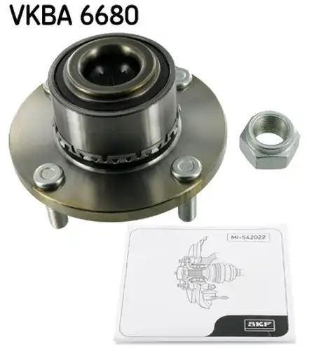 комплект колесен лагер SKF VKBA 6680