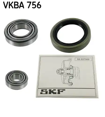 комплект колесен лагер SKF VKBA 756