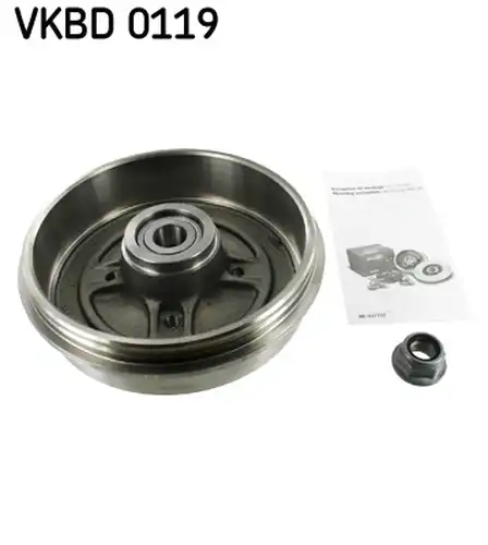 спирачен барабан SKF VKBD 0119