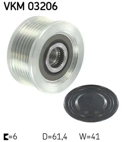 механизъм за свободен ход на генератор SKF VKM 03206