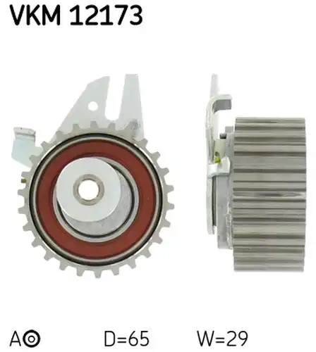 обтяжна ролка, ангренаж SKF VKM 12173