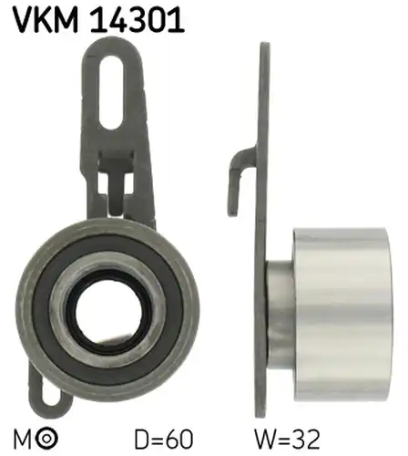 обтяжна ролка, ангренаж SKF VKM 14301