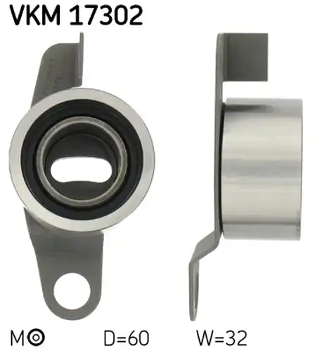 обтяжна ролка, ангренаж SKF VKM 17302