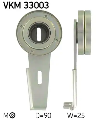 обтящна ролка, пистов ремък SKF VKM 33003