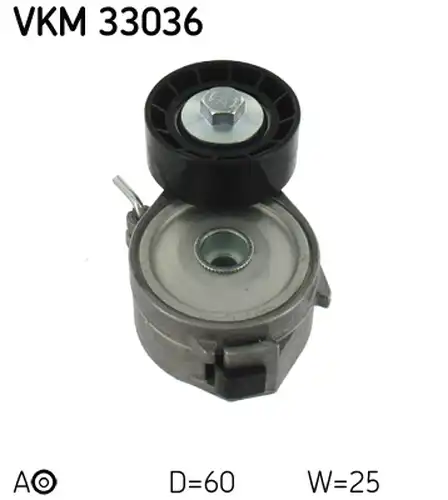 обтящна ролка, пистов ремък SKF VKM 33036