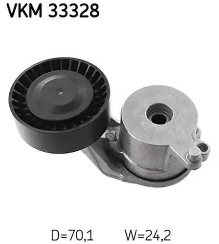 обтящна ролка, пистов ремък SKF VKM 33328