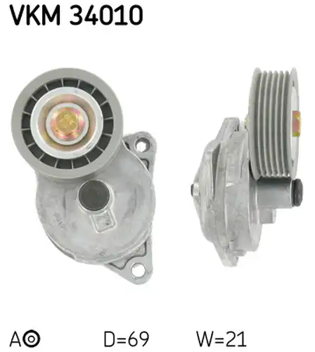 обтящна ролка, пистов ремък SKF VKM 34010