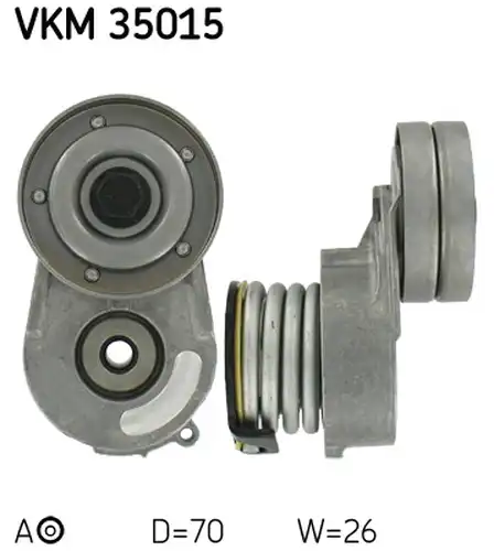 обтящна ролка, пистов ремък SKF VKM 35015