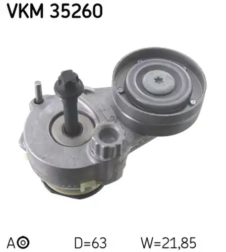 обтящна ролка, пистов ремък SKF VKM 35260