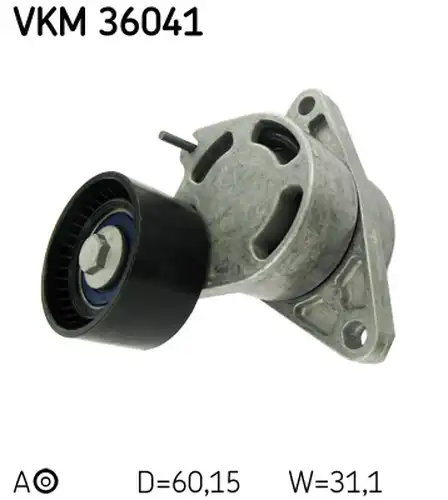 обтящна ролка, пистов ремък SKF VKM 36041