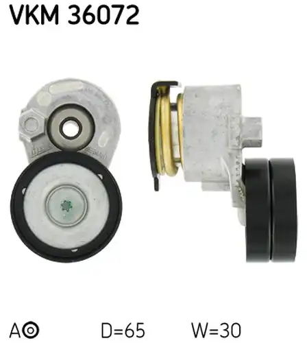 обтящна ролка, пистов ремък SKF VKM 36072