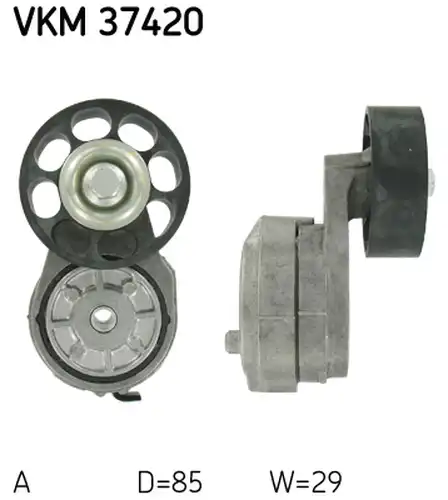 обтящна ролка, пистов ремък SKF VKM 37420