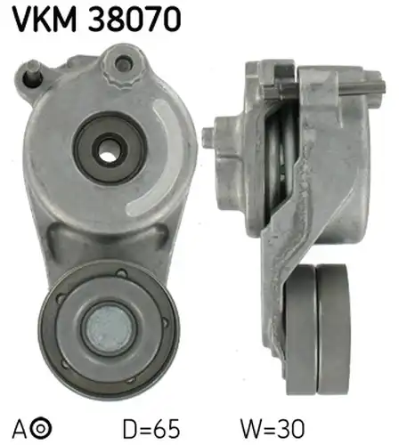 обтящна ролка, пистов ремък SKF VKM 38070