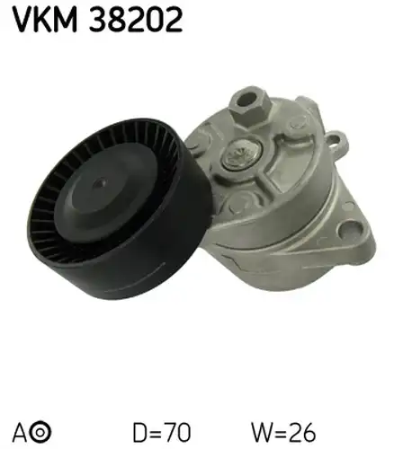 обтящна ролка, пистов ремък SKF VKM 38202