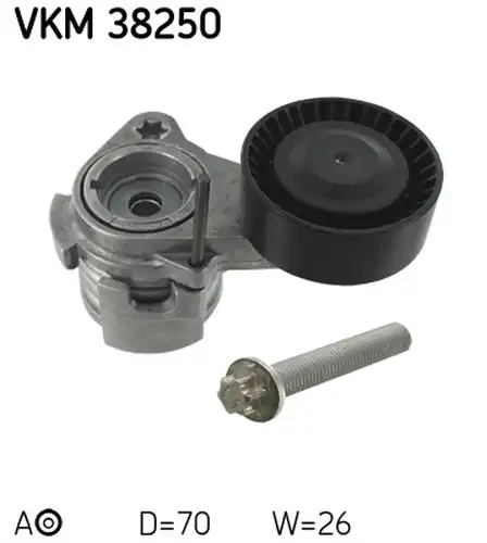 обтящна ролка, пистов ремък SKF VKM 38250