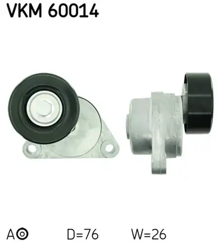 обтящна ролка, пистов ремък SKF VKM 60014