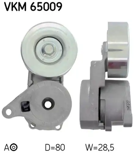 обтящна ролка, пистов ремък SKF VKM 65009