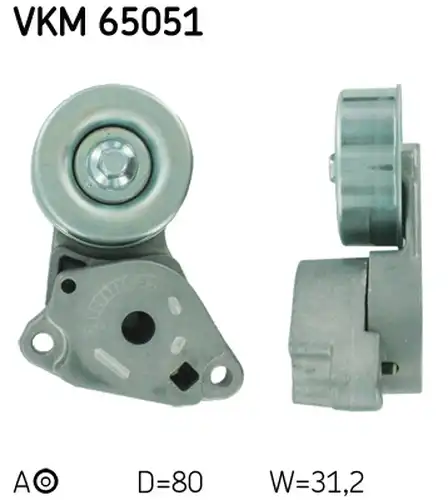 обтящна ролка, пистов ремък SKF VKM 65051