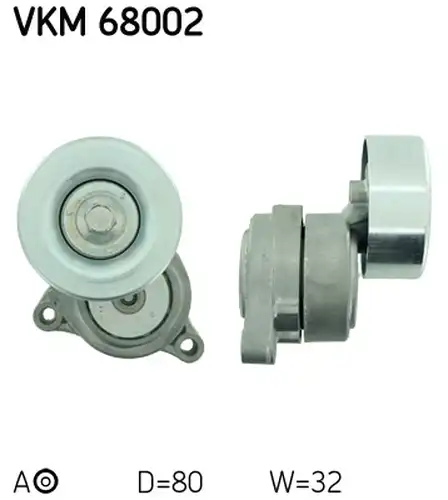 обтящна ролка, пистов ремък SKF VKM 68002