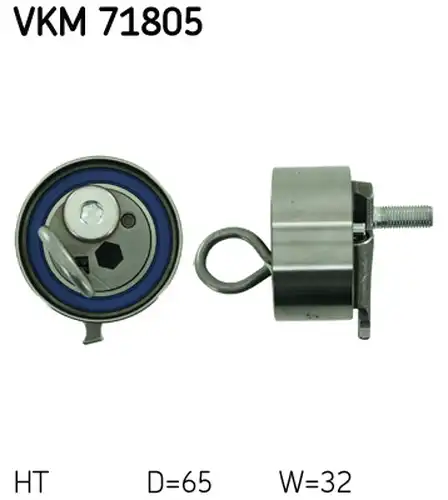 обтяжна ролка, ангренаж SKF VKM 71805