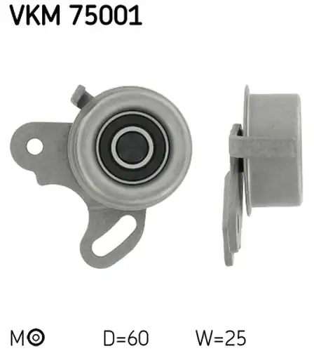 обтяжна ролка, ангренаж SKF VKM 75001