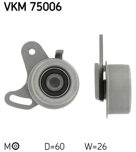 обтяжна ролка, ангренаж SKF VKM 75006