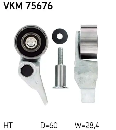 обтяжна ролка, ангренаж SKF VKM 75676