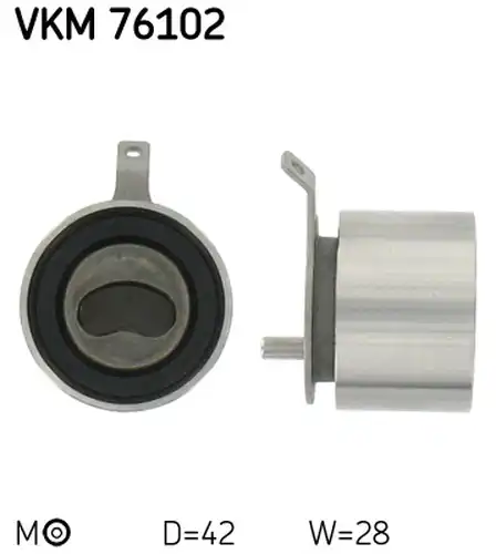 обтяжна ролка, ангренаж SKF VKM 76102