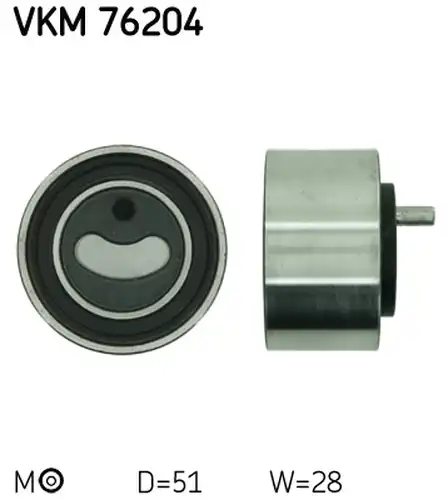 обтяжна ролка, ангренаж SKF VKM 76204