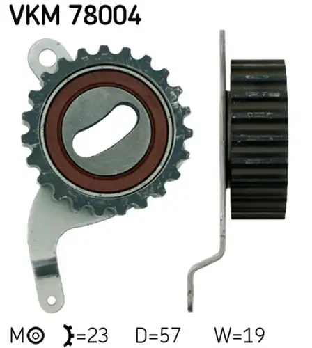 обтяжна ролка, ангренаж SKF VKM 78004