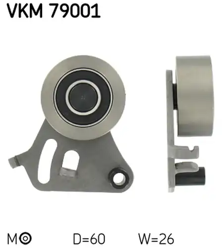 обтяжна ролка, ангренаж SKF VKM 79001