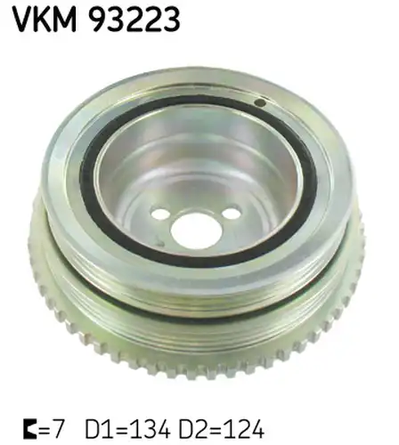 ремъчна шайба, колянов вал SKF VKM 93223