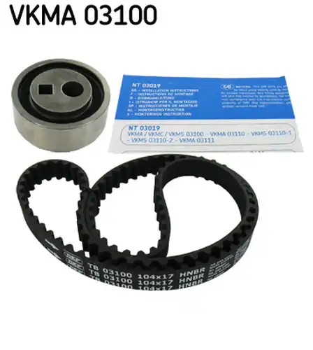 комплект ангренажен ремък SKF VKMA 03100