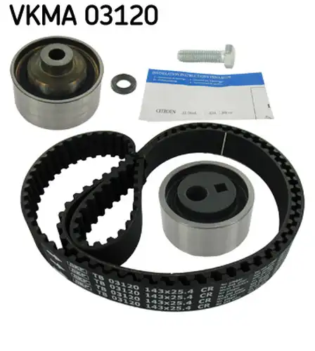 комплект ангренажен ремък SKF VKMA 03120