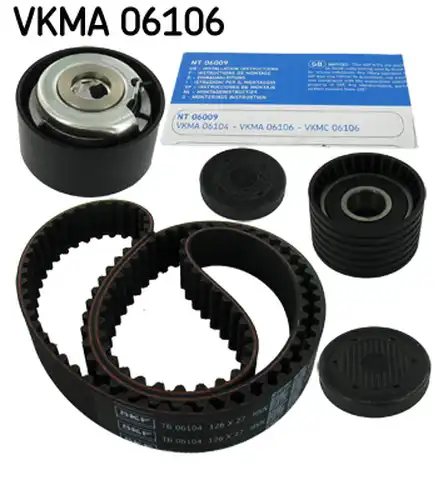 комплект ангренажен ремък SKF VKMA 06106