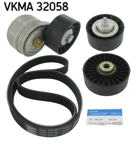 комплект пистов ремък SKF VKMA 32058