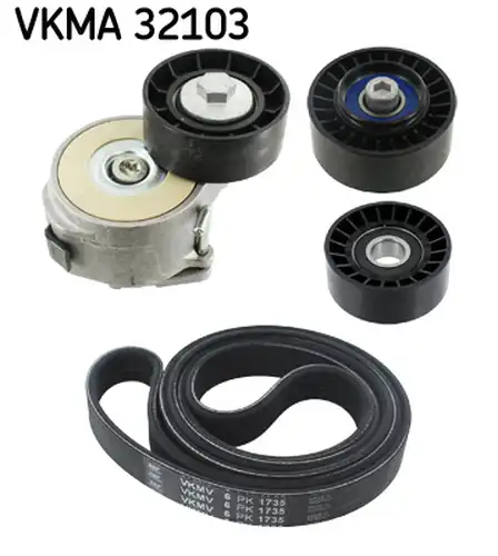 комплект пистов ремък SKF VKMA 32103