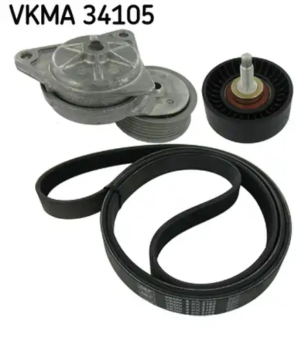 комплект пистов ремък SKF VKMA 34105