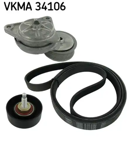 комплект пистов ремък SKF VKMA 34106