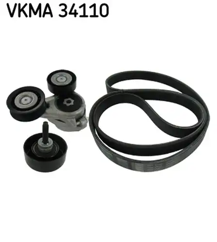 комплект пистов ремък SKF VKMA 34110