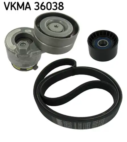 комплект пистов ремък SKF VKMA 36038